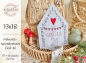 Preview: Adventskalenderhaus aus Filz God Jul - ITH-Stickdatei